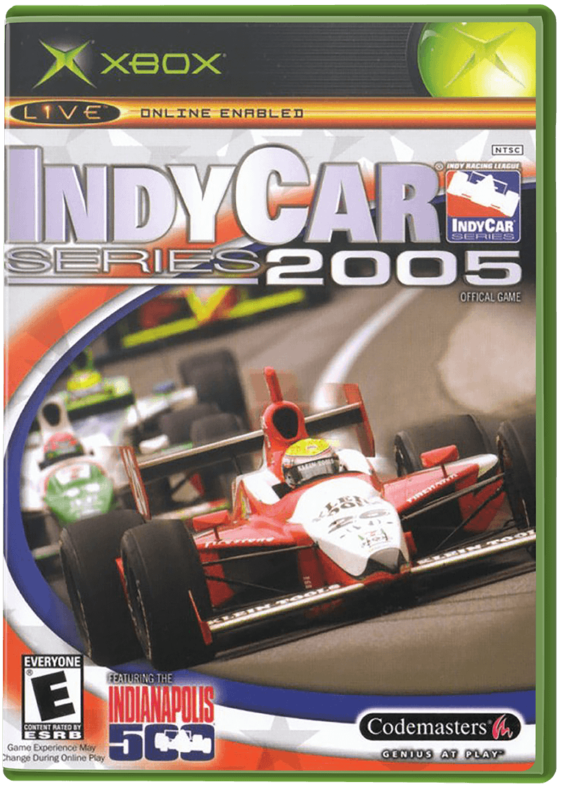 IndyCar Series 2005 box art for Xbox